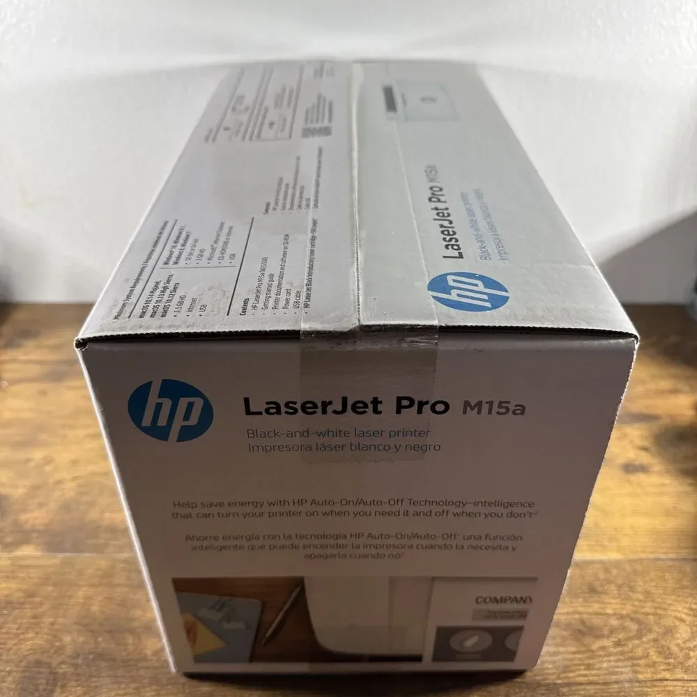 HP LaserJet Pro M15a Monochrome Printer New Sealed World’s Smallest Laser